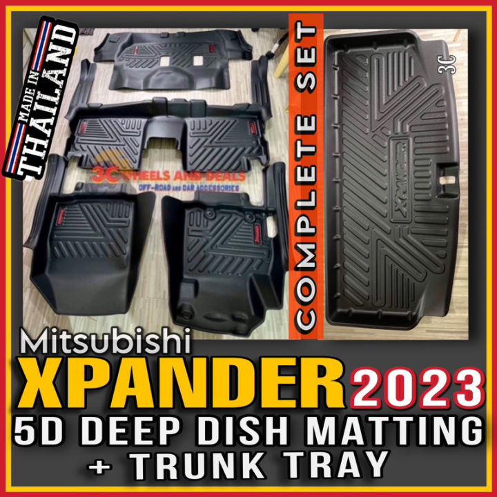 MITSUBISHI XPANDER 2023-2024 5D DEEP DISH MATTING and TRUNK TRAY ...