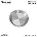 Viking 10-inch Pie Pan,100% Pure Aluminum, Sturdy, Rust Free, Made in the Philippines. 