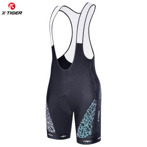 X-Tiger กางเกงขาสั้นสำหรับปั่นจักรยานผู้ชายกางเกงขาสั้นปั่นจักรยานเสือภูเขาแผ่นเจลกันลื่นระบายอากาศได้ดีมีกระเป๋าอัปเกรดกางเกงขาสั้นสำหรับจักรยาน
