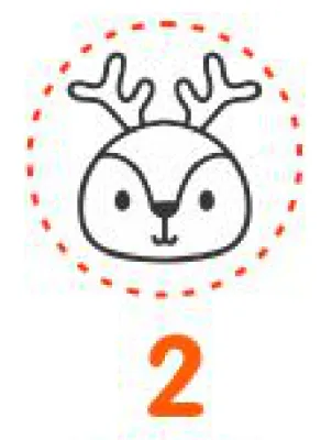 ตรายางสะสมแต้ม ตราปั๊มน่ารัก ตรายางสัตว์น่ารักๆ สัตว์อื่นๆ V.3