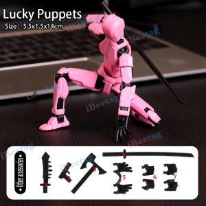 DIY Multi-Jointed Movable Robot 3D Printed Mannequin Toys Dummy Action Figures Toys DIY Educational Handmade Toy Creative Birthday Gift Desktop Decorations