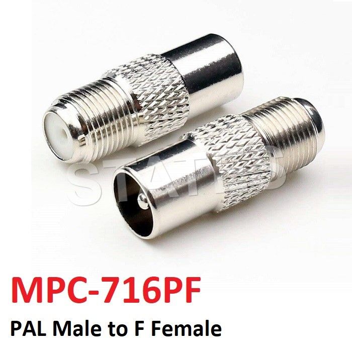 PAL Male to F Female Connector MPC716PF Lazada