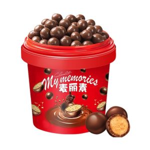 Choi Food Ready Stock – Maltesers Chocolate Candy Bucket Filled Chocolate Beans Kids Snack Suitable for Daily Light Refreshments