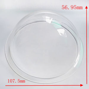 4 inches Hikvision CCTV Camera Transparent Cover HD Outer Clear Glass Protection Dome Mini Hemisphere case