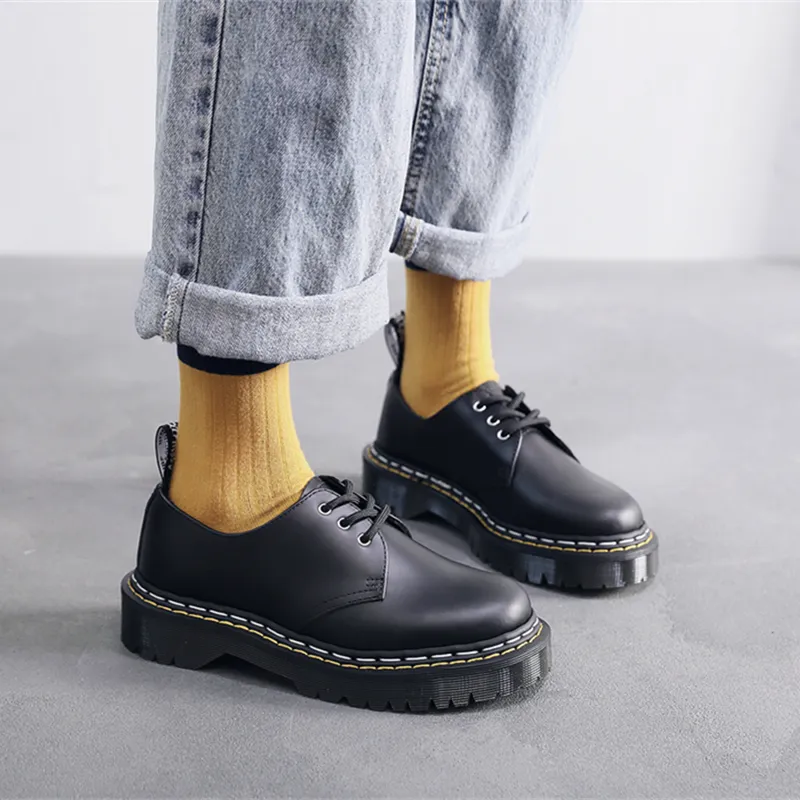 Dr Martens Double Sole Martens Men Shoes 1461 Platform Martin