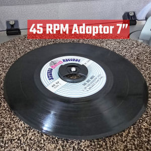 อะแดปเตอร์ 45 RPM สําหรับแผ่นเสียงขนาด 7 นิ้ว 45 RMP Adaptor for 7" record
