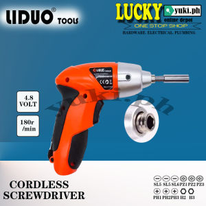 LIDUO TOOLS 19214 CORDLESS SCREWDRIVER RECHARGABLE 12PCS  ( 4.8 volt )