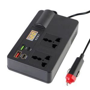NEXASHOP Universal Car Inverter DC 12V/24V To AC 220V High Power Car Converter Socket Portable Multifunction Automotive Charger Inverter