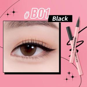 NIKUNX [PH local stock]PINKFLASH PF-E01 Waterproof Easy Eyeliner OhMyLine Upgrade Liquid Black Eyeliner Matte Long Lasting