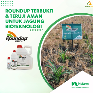 Herbisida Roundup 486 SL 1 Liter Pembasmi Rumput Gulma Liar