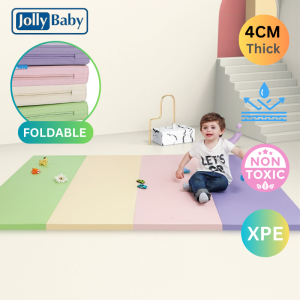 [SG] IMP HOUSE Eco Friendly XPE Foldable Waterproof Baby Play Mat 150x200/140x200/120x180cm 4cm Thickness