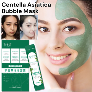 Centella Asiatica Bubble Mask Blackhead Removal Mud Mask Deep Cleaning Pore Refining