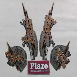 striping lis motor / stiker body honda beat street 2020 silver
