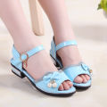 ＜＞Children Quality Fashion Korean Kids 3 4 5 6 7 8 9 10 11 To 12 Year Old Beach High Heels Cut Sandals Slippers For Teens Girl On Sale. 