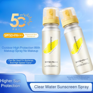 Womens Crystal UV Protection Face Sunscreen Spray Womens UV Face Cream Womens Skin Cream Crystal UV Isolation Spray