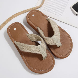 [Free Shipping] Plus-Size WomenS Sandals 2026 Spring/Summer New Collection Thick-Soled Flip-Flops WomenS Outdoor Beach Sandals Wedge-Heeled Sandals