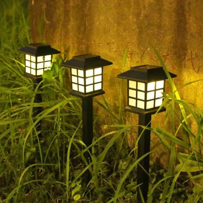S&C Solar Powered Splash Proof Outdoor LED Solar Garden Light for Pathway Driveway Garden