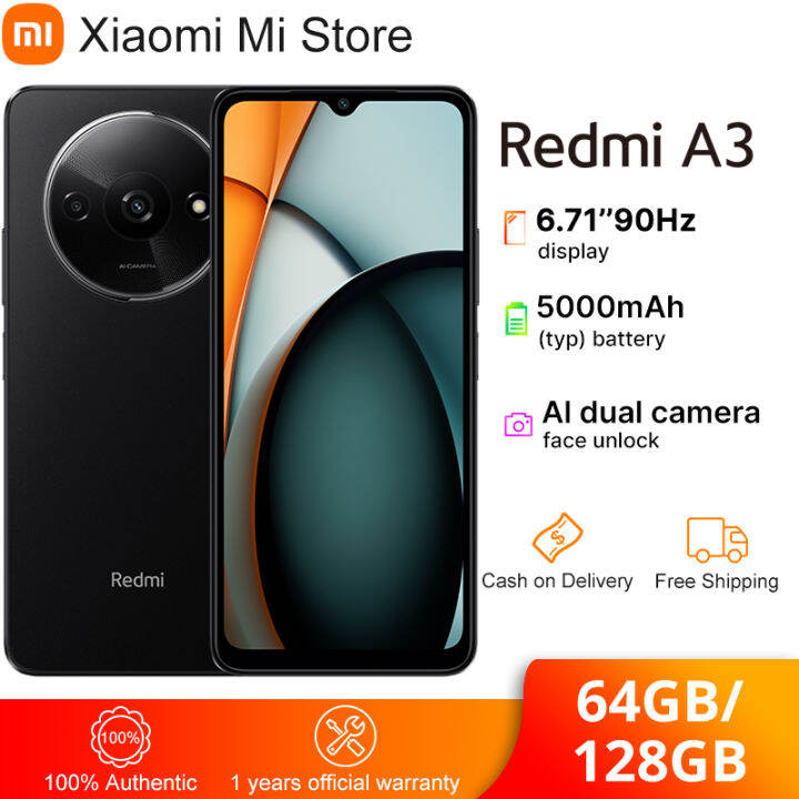 Global Version Xiaomi Redmi A3 Mediatek Helio G36 Smartphone 90hz 671 Dot Drop Display 5000mah 9758