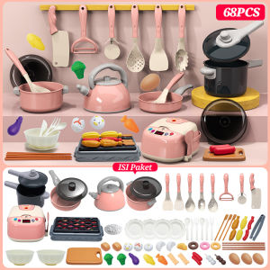 Mainan Masak Masakan Kitchen Set Anak Mainan Dapur Anak Cooking Set 102pcs