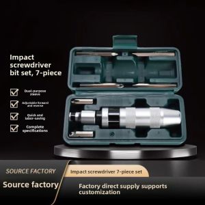 MECOME แรงบิดสูง ไขควงกระแทก ด้ามจับกันลื่น ปล่อยด่วน ไขควงมืออาชีพ แบบพกพา ไขควงพกพา คลายสลักเกลียวที่แข็งตัว