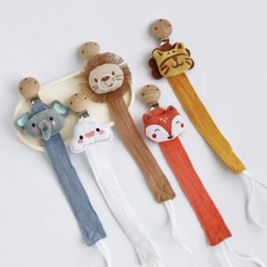 HUNIU Cartoon Baby Cloth Pacifier Chain Anti-lost Animals Doll Soother Holder Kawaii Teether Toys Straps Holder Clips Children
