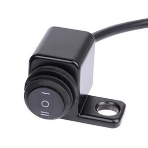 Domino 3-Way Switch Side Mirror Mount Heavy aluminum alloy Duty Universal Waterproof Made in Italy