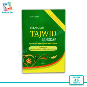 Pelajaran Tajwid Lengkap Dilegkapi bacaan Gharib Kertas CD Buku Mudah Belajar Tajwid