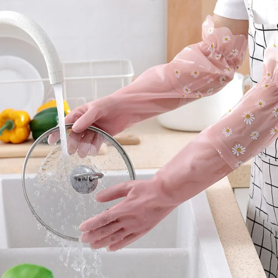 NCNC(okdeals01) Velvet Tools Cleaning Wash Dishes Warm Waterproof