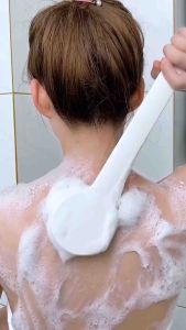 MUJI Japan Body Brush Long Handle Brush Shower Brush Bath Brush Berus Badan Mandi