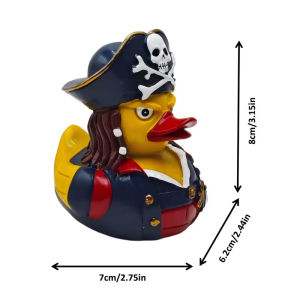 Cross-border creative pirate duck resin ornament home desktop decoration gift figure model collection h2609 h260916