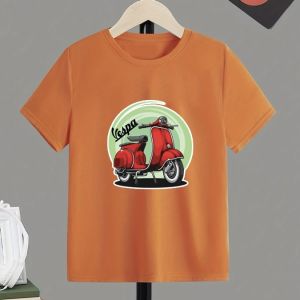 DE Shope Atasan baju anak motif Vespa untuk 1 sampai 10 tahun kaos cowok cewek keren