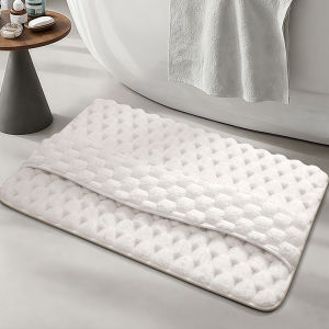 *SG SELLER* Anti Slip Super Absorb Cashmere Bath Mat|3D Dry Feet complete|Bathroom Kitchen Soft Rug