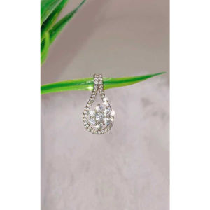 Liontin Ellen Alloy Lapis Mas 18K Permata Zirconia PP019S