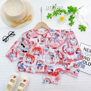 (9KG-42KG) ĐỒ BỘ TOLE LANH GÁI TAY DÀI QUẦN DÀI MẶC NHÀ MẶC NGỦ