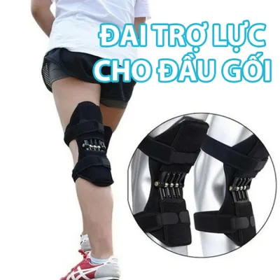 Đai hỗ trợ đầu gối khung trợ lực đầu gối lò xo hỗ trợ chạy bộ khuân vác nặng leo núi