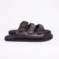 Zavatu Sandal Sendal Pria Big Size ukuran besar 44 45 46 47 48 49 ZVT 002 Hitam. 