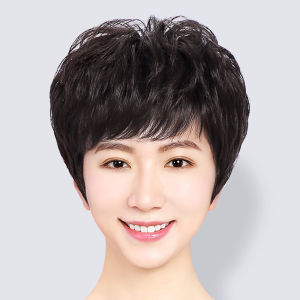 วิกผม Wig วิกผมผู้หญิง วิกผมซอย สำหรับผู้หญิง วิกผมสั้น Short wig ผมปลอม แฮร์พีชผมปลอม แฮร์พีชผมสั้น วิกผมคอสเพลย์ ผมปลอมผู้หญิง มี 3 สี