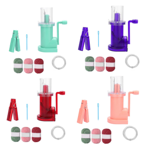 Bracelets Knitting Tool Knitting Mill Machine Hand-operated Cord Knitter Bracelets Weaving Machine With Yarn Cord