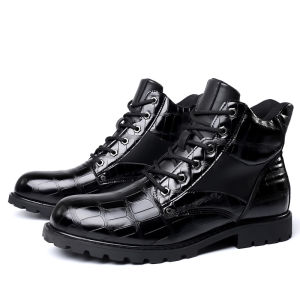 WuChu 2023 Autumn Winter Men Boots Comfortable Motorcycle Boots Men Footwear Rubber Ankle Boots Men Shoes Size 38-48