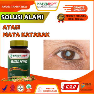 Biolipid Obat Mata Katarak Tanpa Operasi Menyembuhkan Katarak Glaukoma Pterygium Buram Berlemak