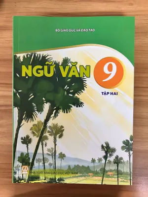 Sách giáo khoa Ngữ Văn 9- Tập hai- Kết Nối Tri Thức Với Cuộc Sống (Kèm Nilon bọc Sách nhãn tên)