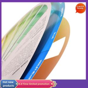 Graceful Professional Paper Card Design Color Mixing Wheel Ink Chart Guidance Round