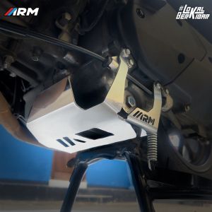 【Local Seller/Hot Sale🔥】ARM MESIN 160 SERIES SILVER ENGINE COVER