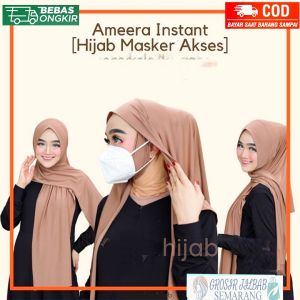 (Hijab Masker Akses) Pashmina Masker Akses Jersey Jumbo 170 x 75 Pastan Jersey - Kerudung Wanita /- Kerudung Pastan