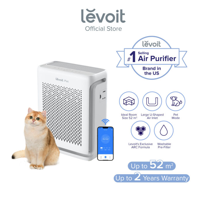 Levoit Air Purifier Vital 100s Smart (Air Purifier for Home with Pet