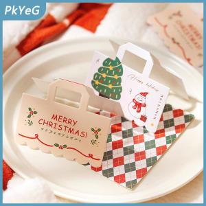 PkYeG Giáng sinh Sáng Tạo bao bì Snack túi Tiêu đề Lễ Hội Túi các tông tinh tế