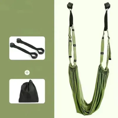 GYMPRO Adjustable Aerial Yoga Hammock Sling Swing Stretch Strap Anti-gravity Inversion Outdoor Hammock Sling Fitness Training Device
