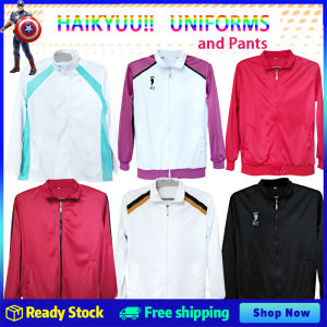 Anime Haikyuu Cosplay Costume Karasuno High School Volleyball Club Korai Hoshiumi Sportswear Jerseys Uniform Set
