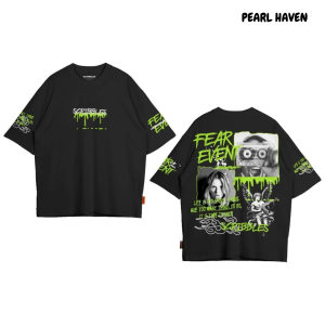 Pearl Haven - Tshirt Kaos Oversize Fear Event Combed 24s Pria & Wanita