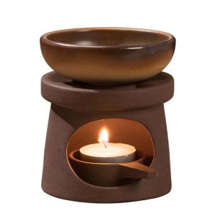 Essential Oil Burners Ceramics Wax Melter Aromas Diffuser and Tealight Holder Set for Home Bedroom Decors